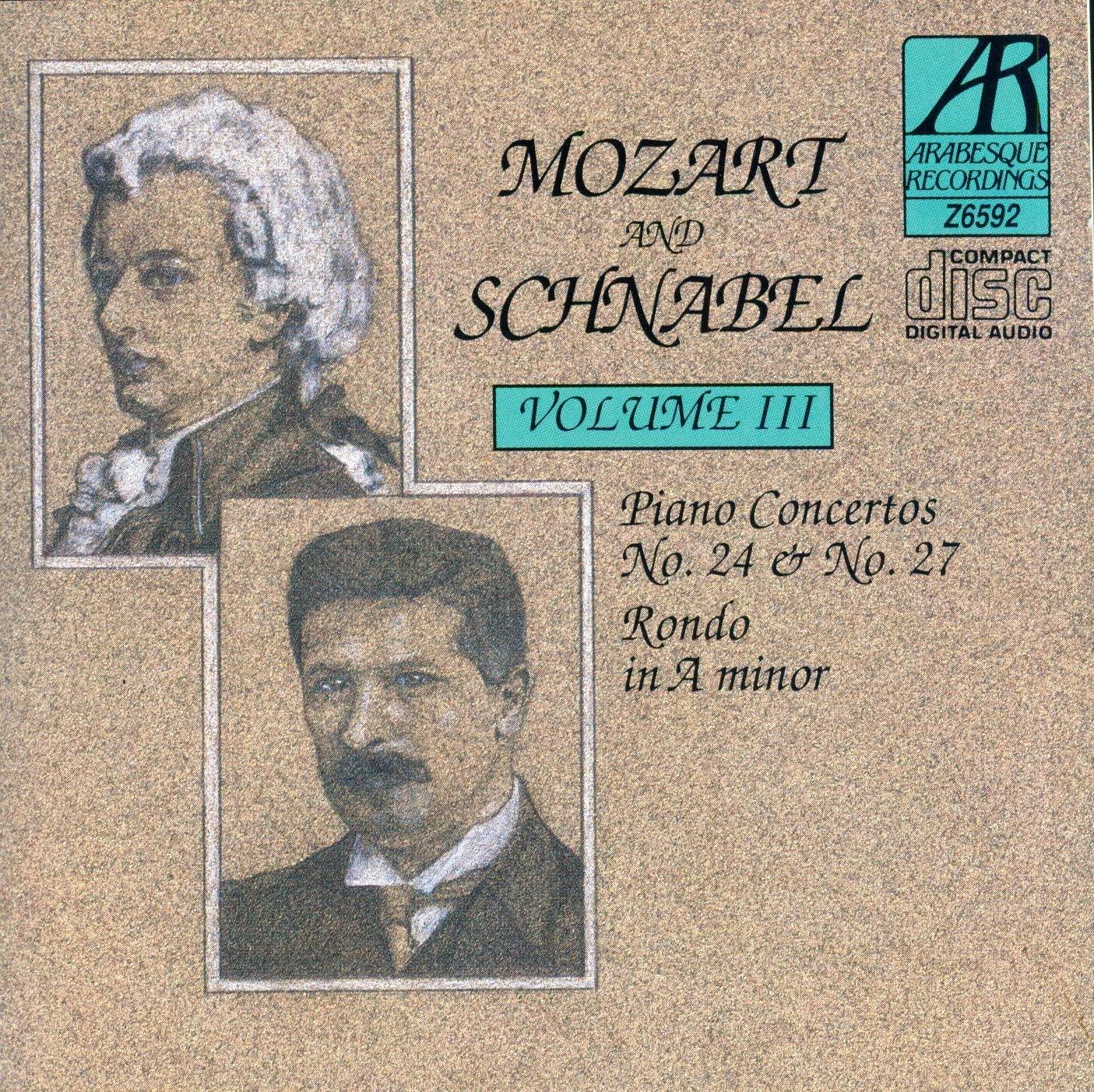 

CD VOLUME 3 - Mozart & Schnabel Z6592 US Classical Used