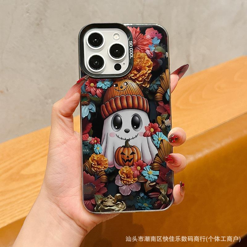 Creative Apple 16PROMAX Cartoon iPhone14PLUS Simple 13PRO Anti-drop 11/12 Mobile Phone Case X/XS