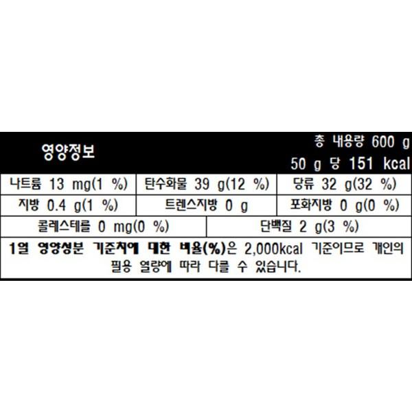 Dammijeong healthy food raisins, 600g, 1 piece, Korean nuts