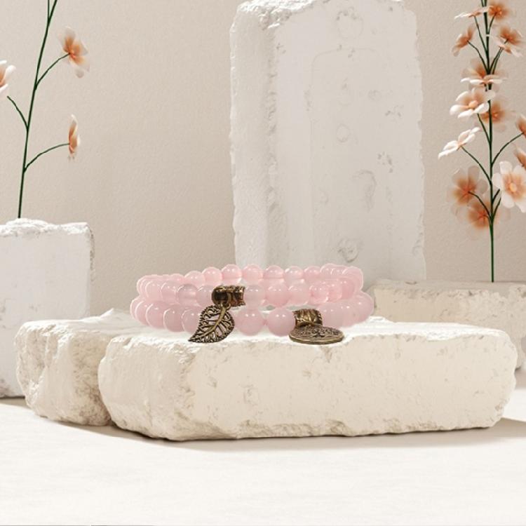 Handmade Leaf Charm Bracelet Life Tree Bangles Jewelry Gift for Women and Man