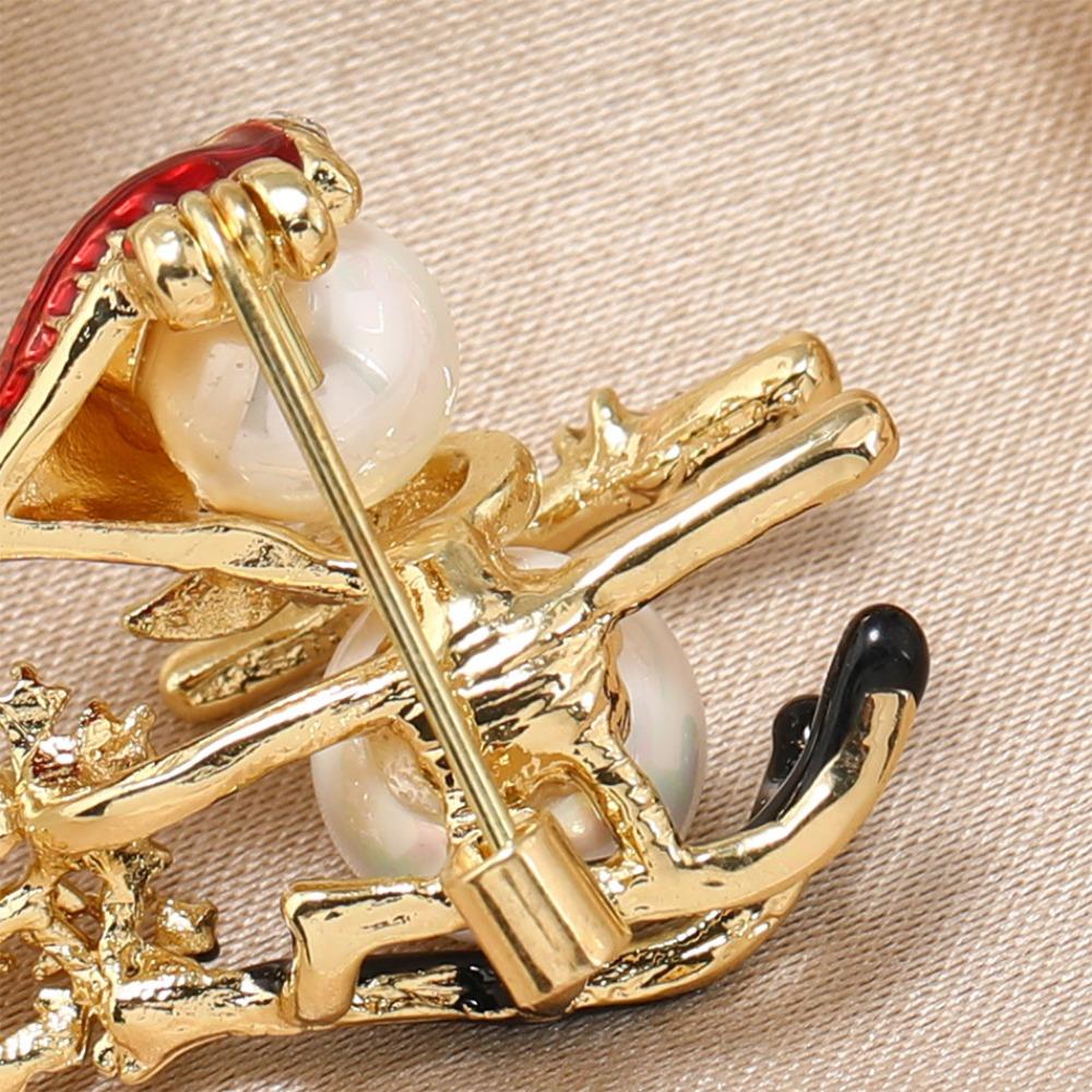 Snowflake Zinc Zinc Alloy  Fashion Jewelry Korean Style Pin Christmas Brooches Christmas Women Badge