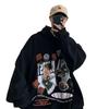 Oversize Heavy Sweater Boys Spring and Autumn Thin Large Size 2025 American Hooded Hip Hop Clothes Jacket Trendy Brand