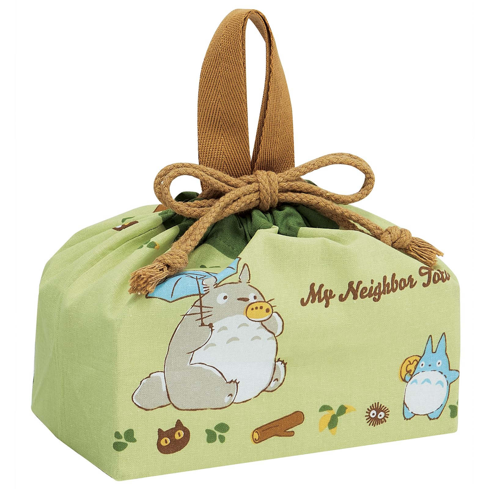

Skater Lunch Box Lunch Drawstring Bag Ghibli Totoro Cat Bus Boys Girls KB7C