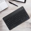 10-inch Portable Wireless Keyboard, Waterproof and Dustproof, Ultra-Wide, Lightweight, for Smartphones, Tablets, and Laptops (Black)