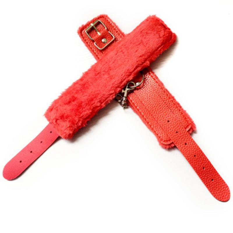 7Pcs/Set Sexy Leather Plush Sex Toys Bondage Kit Handcuffs Feather Blindfold Flirt Exotic Accessories Couples Adult Games