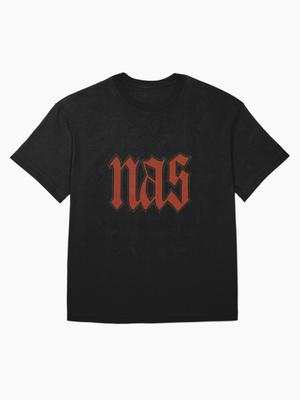 BAP Nas 90s Rapper Illmatic Logo Oversized T-Shirt