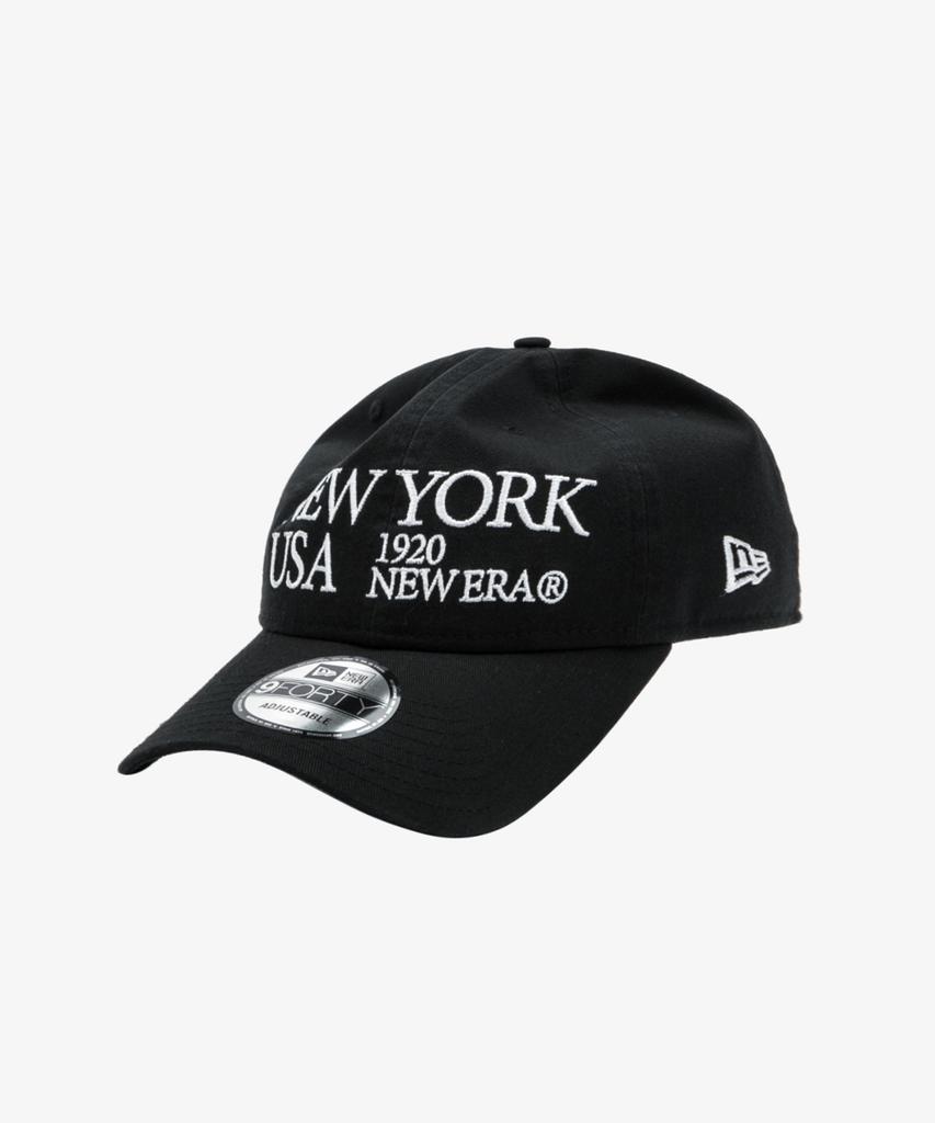 New Era 940Unst Ne Script Series Blk