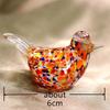 Handmade Murano Glass Bird Figurine Cute Mini Animal Statue Home Desktop Ornament Indoor Living Room Art Decor Craft Collectible