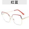 Neue Mode Quadratischer Rahmen Brillen Damen Metall Anti Blaulicht Computerbrillen Myopie Linse Optischer Brillenrahmen