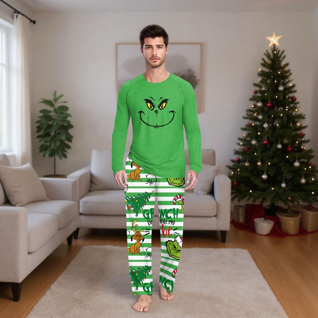 Passende Familiensets mit Weihnachtsmotiven, Langarmshirts und Hosen