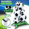 Giant Standing Soccer Foil Balloon, Football Theme Decor for Birthday, Baby Shower, Football Club & World Cup Party Ornaments