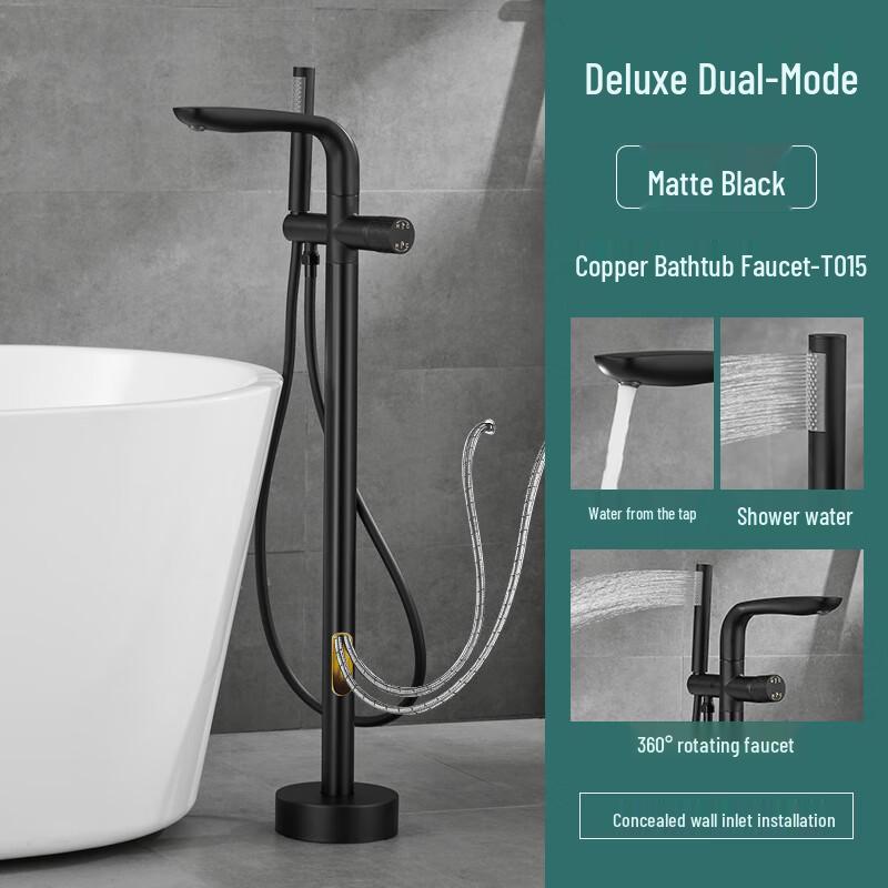 Yidashang Freestanding Bathtub Faucet with Handheld Shower