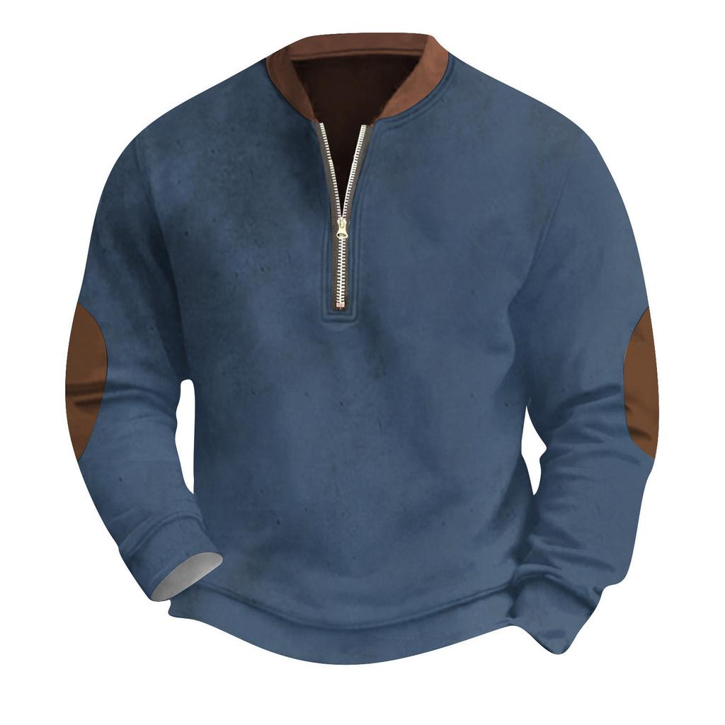 Lässiges Retro-Sweatshirt mit Farbverlauf für Herren