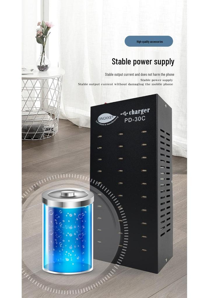 Multi-Port PD Fast Charger with USB-C for Apple & Huawei Phones