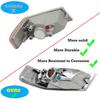 2pcs Front Turn Signal Light Cover Left & Right Side Marker Parking Corner Lights Lamp Lens for 2007-2017 Jeep Patriot Replacement Accessories OE#