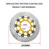 Brake Disc 245mm 5-hole RPM Electric Car Floating Hole Disc Electric Motorcycle Brake Disc Universal Auto Parts