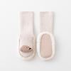 Mink Velvet Thick Baby Floor Shoes & Socks - Warm Cartoon Leather-Soled Infant Booties