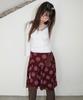 Nofficial Noffice Multi-Way Dot Cape Skirt Wine