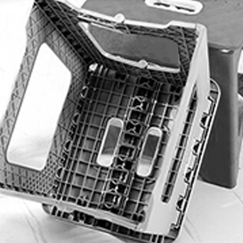 Klapphocker Tragbarer Haushaltsstuhl Leichte kleine Bank für Outdoor-Camping Platzsparender und rutschfester Hocker