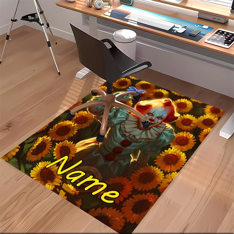 Custom personalization Pennywise the Dancing Clown Print Area Rug - Soft, Washable Non-Slip Indoor Mat,Living Room,Home&Office Decorative Rug