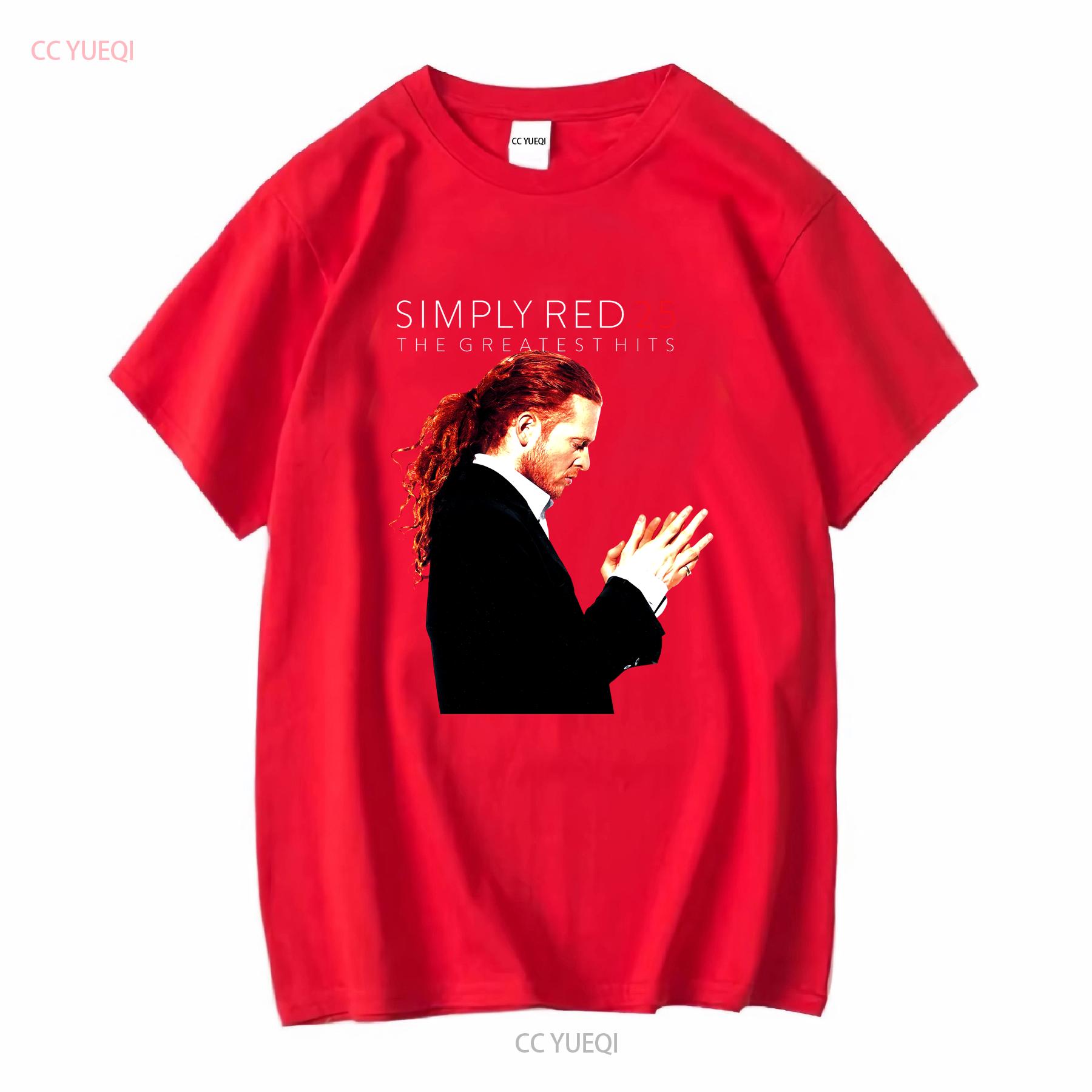 

Футболка Simply Red Мировой Тур 2009 Величайшие Хиты Даты сзади Размер M винтаж Постиранная Универсальная Дышащая Слегка Унисекс S