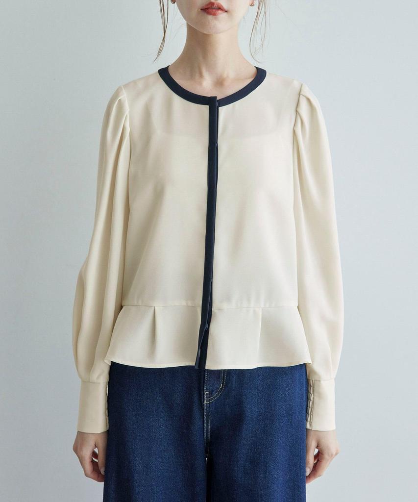 ROPE PICNIC Blouse EXCLUSIVE Blouse in SAX that can be worn as a [WEB COLOR SAX] Women's (48) cover-up