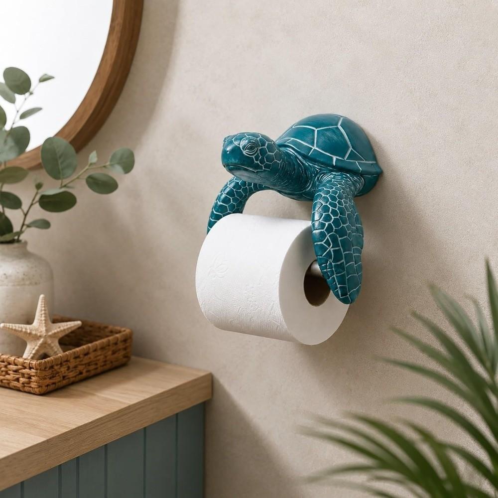 Wandmontierter Toilettenpapierhalter Haifisch Schildkröte Tissue Rollenhalter Tissue Organizer