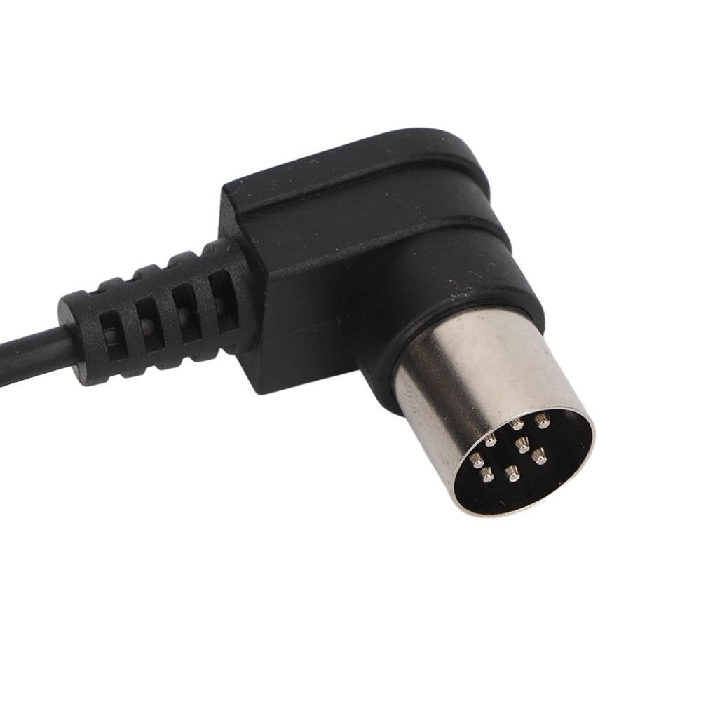 Plug and Play 90 Degree Elbow 3.5mm to DIN 8PIN Converter Cable  Professional Audio Setup