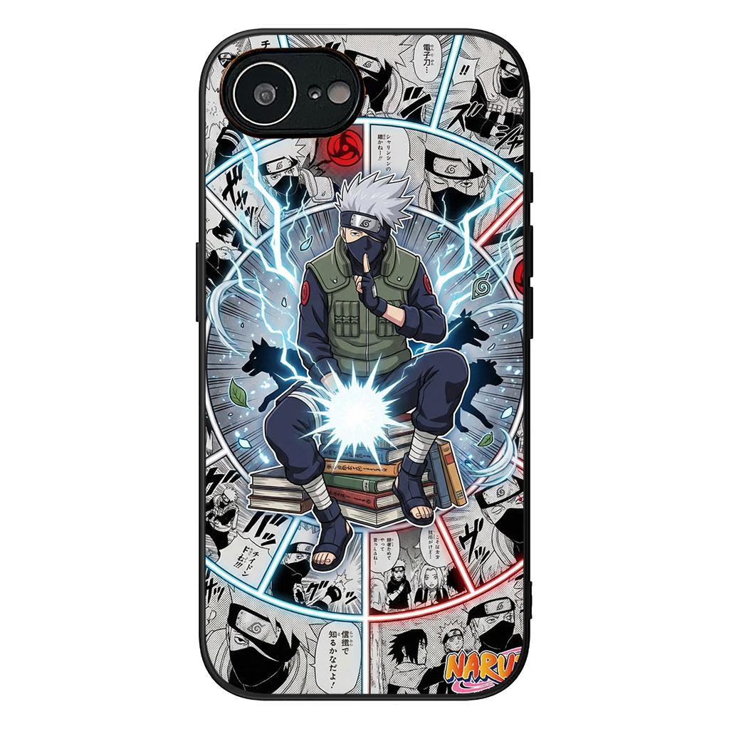 Anime Kakashi Hatake Narutos Phone Cover Case for Apple iPhone 16 15 14 Plus 13 12 Mini 17 Pro Max + ProMax 16E Air 16+ Casing