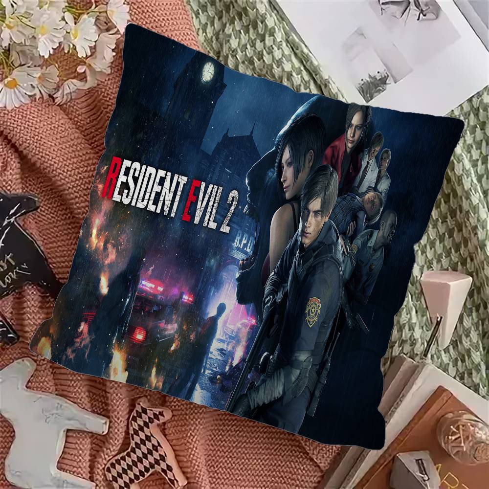 R-Resident E-Evil Games 45*45cm Cushion Cover Pillow Cover Decor Pillowcase Home Pillowcase for Couch Pillow