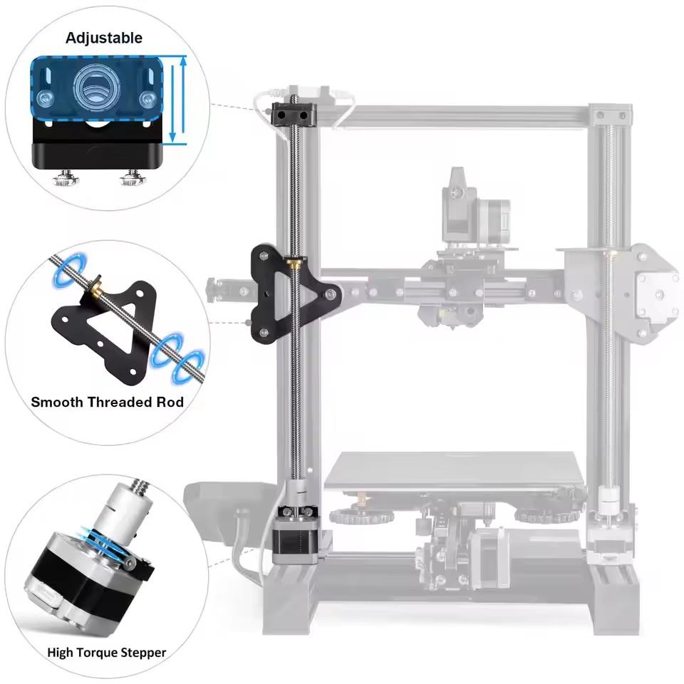 Piese Imprimantă 3D pentru Ender 3 Kit Tijă Upgrade Axa Z Duală Cu Motor Pas cu Pas pentru Ender 3 3 Pro Ender3 V2 Kit Tijă Filetată Imprimantă 3D