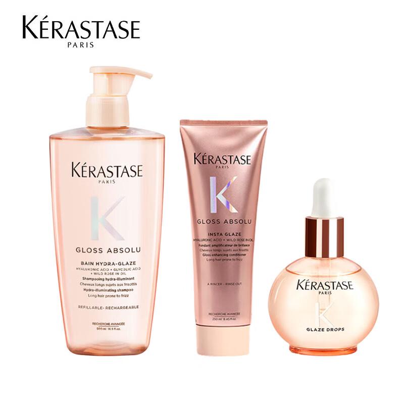 Kérastase Glazed Rose Luminous Hair Care Set