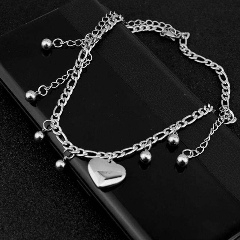 Punk Tassel Heart Pendant Necklace for Women Girls Gothic Sweet Cool Coarse Clavicle Chains Y2k Accessories Jewelry