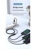 PISEN 6A 66W Schnelllade-3-in-1-Datenkabel für Apple, Typ-C, Android