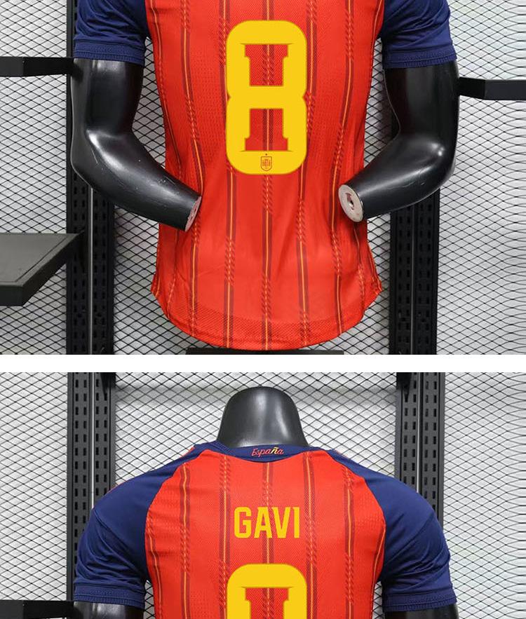 Spain 2026 Player Edition Home Jersey #19 Lamine Yamal Men's National Team Football Kit
