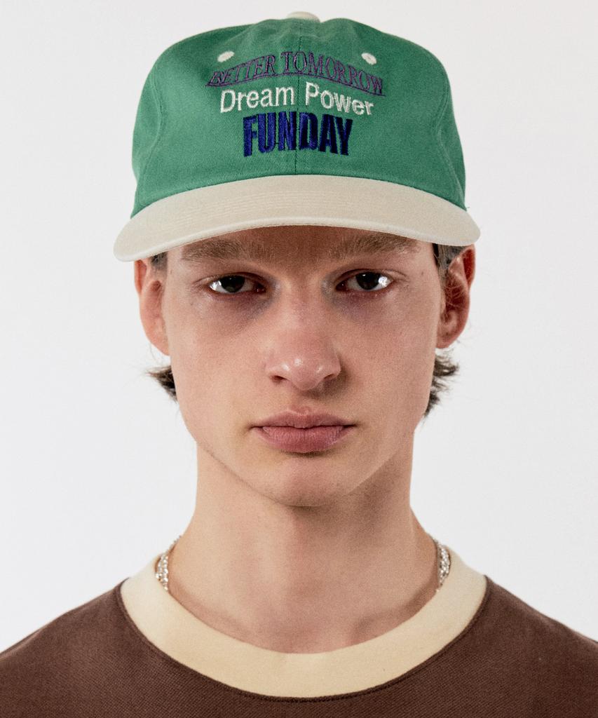 GOLDEN SUNSHINE Funday 5-Panel Cap_Green Snow