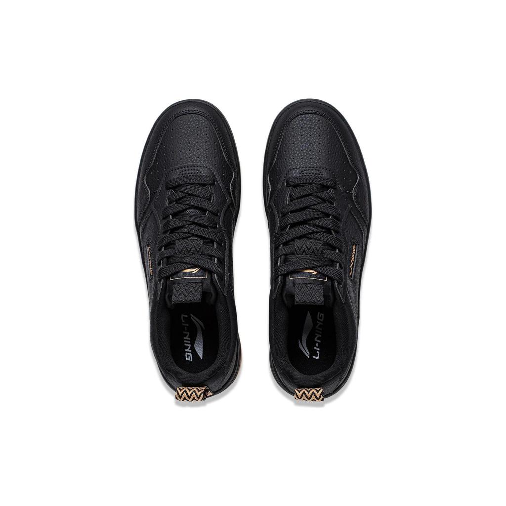 Li Ning Star Candy Slip Resistant Abrasion Resistant Low top Skateboard Shoes Men's Black AGCT471-5