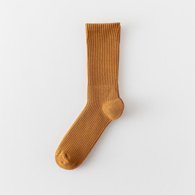 

Мужские однотонные удобные спортивные носки-петли, баскетбольные носки-барабаны из хлопка 1 pair имбирный