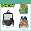 My Singing Monsters Polyester Backpack For Kids Breathable