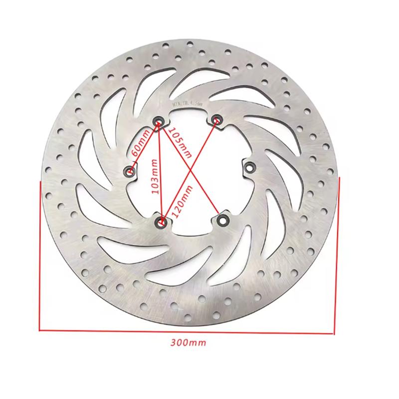 Motorcycle Brake Disc Rotor 300Mm Front For BMW F650GS F650ST F650 GS ST F 650GS 650ST 1993-2007