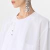 JNBY 2025 Spring Collection Round Neck Loose Fit Cotton Jacket