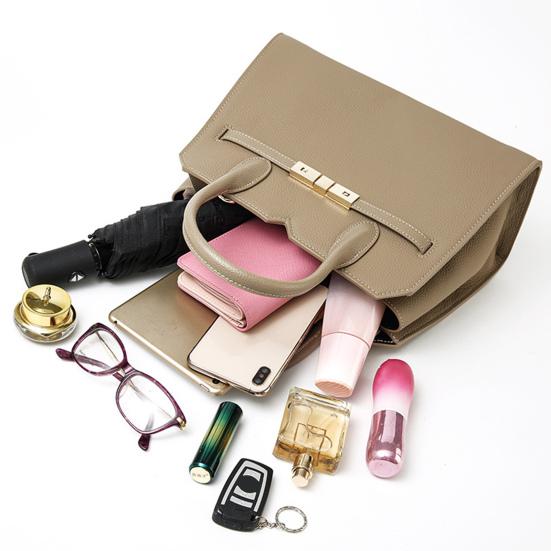 Women Handbag Genuine Leather Wallet Tote Top Handle Crossbody Bag Shoulder Satchel Bag with Removable Strap for Work Street Date