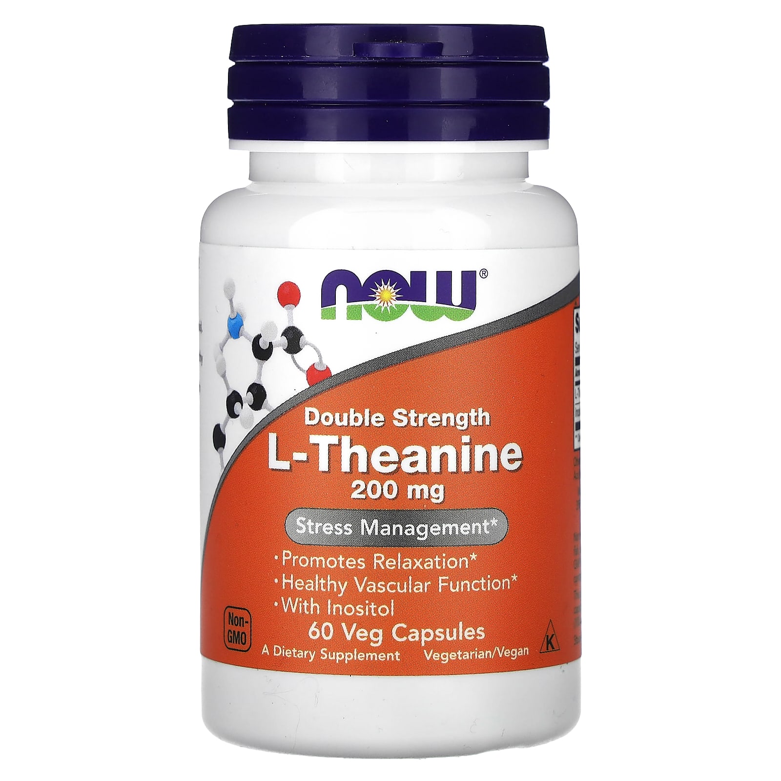 

L-Theanine, Double Strength, 200Mg, 60 Veggie Caps