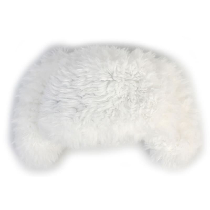 Universal chemistry Rabbit White Fur Beanie rabbit hat