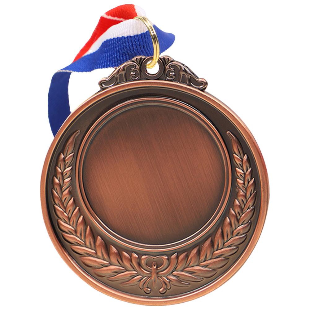 5.2cm Gold/Silver/Bronze Medal Class Rewards with Neck Ribbon Competition Awards Metal Winner Medals for Competitions Party Race
