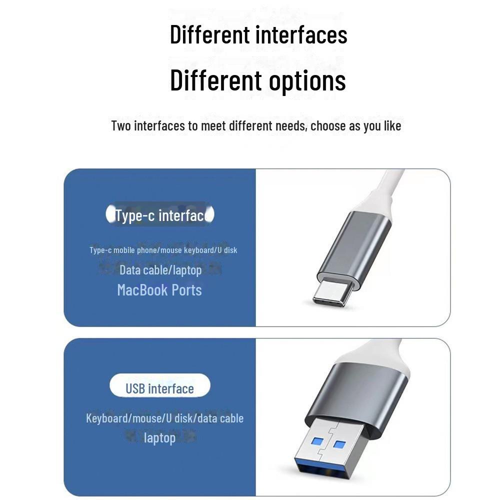 USB3.0 Type-C Expansion Dock: 1-to-4 Notebook Hub for USB Devices