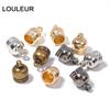 30-100pcs/lot Tassel Caps Leather Cord Cap Clasp End Tip Cap Crimp End Beads Caps Fit 6 7 8 9 12mm For Jewelry Making Findings