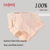 GUJIN Women's High-Waist Lace Tummy Control Underwear 3-Pack