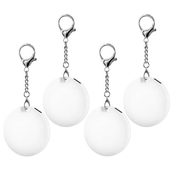 Sensorlys Oppladbar Mini Lommelykt Lommebok Nøkkelring med Berøring Og Automatisk Lyssensor Kompakt Hjerteformet Veskelys for Kvinner