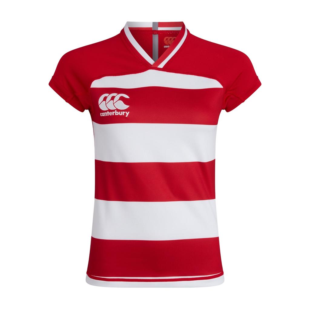 canterbury Womens/Ladies Evader Hooped Vapodri Jersey